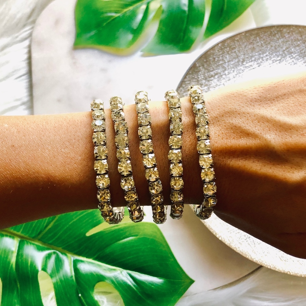 crystal stretch bracelets